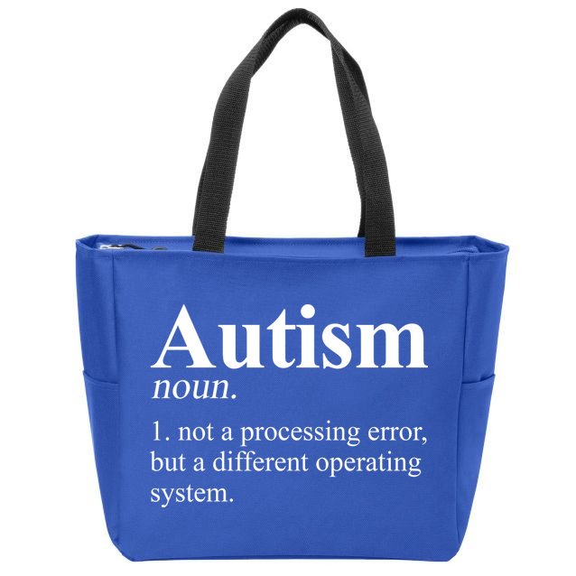 Autism Awareness Definition Gift Zip Tote Bag