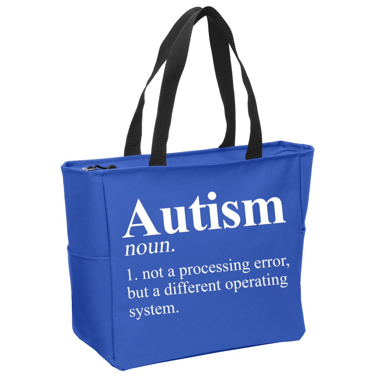 Autism Awareness Definition Gift Zip Tote Bag