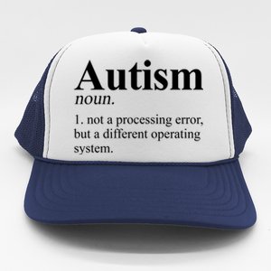 Autism Awareness Definition Gift Trucker Hat