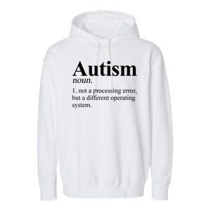 Autism Awareness Definition Gift Garment-Dyed Fleece Hoodie