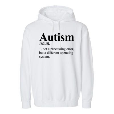 Autism Awareness Definition Gift Garment-Dyed Fleece Hoodie