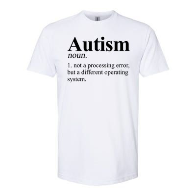 Autism Awareness Definition Gift Softstyle CVC T-Shirt