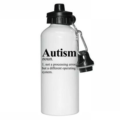 Autism Awareness Definition Gift Aluminum Water Bottle