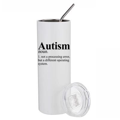 Autism Awareness Definition Gift Stainless Steel Tumbler