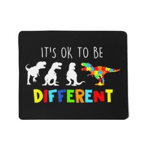 Autism Awareness Dinosaur Kid Boys Its Ok To Be Different Mousepad