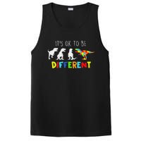 Autism Awareness Dinosaur Kid Boys Its Ok To Be Different PosiCharge Competitor Tank