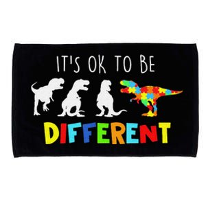 Autism Awareness Dinosaur Kid Boys Its Ok To Be Different Microfiber Hand Towel