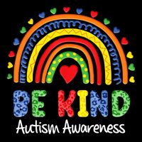 Autism Awareness Day Colorful Rainbow Be Kind Backpack