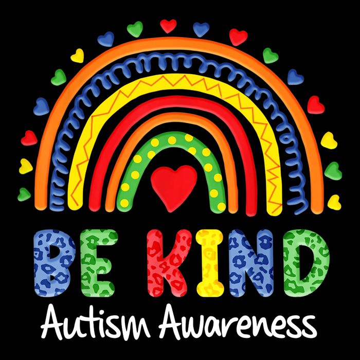 Autism Awareness Day Colorful Rainbow Be Kind Backpack