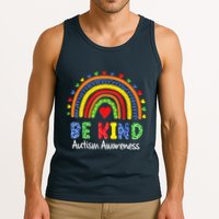 Autism Awareness Day Colorful Rainbow Be Kind Tank Top