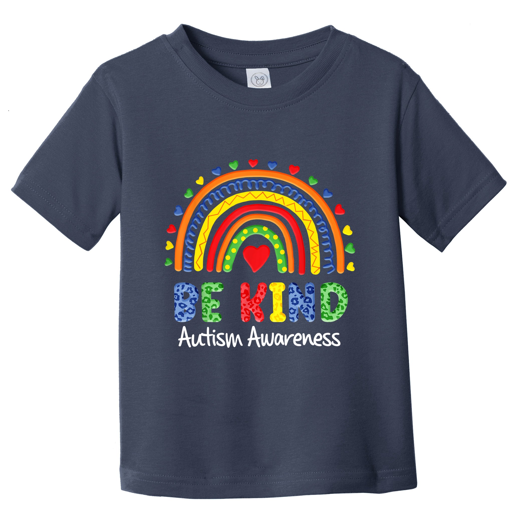 Autism Awareness Day Colorful Rainbow Be Kind Toddler T-Shirt