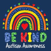 Autism Awareness Day Colorful Rainbow Be Kind Visor