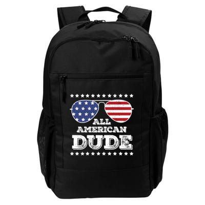 All American Dude Matching Family 4th Of July Funny Gift Backpack