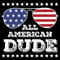 All American Dude Matching Family 4th Of July Funny Gift Youth Performance Sprint T-Shirt