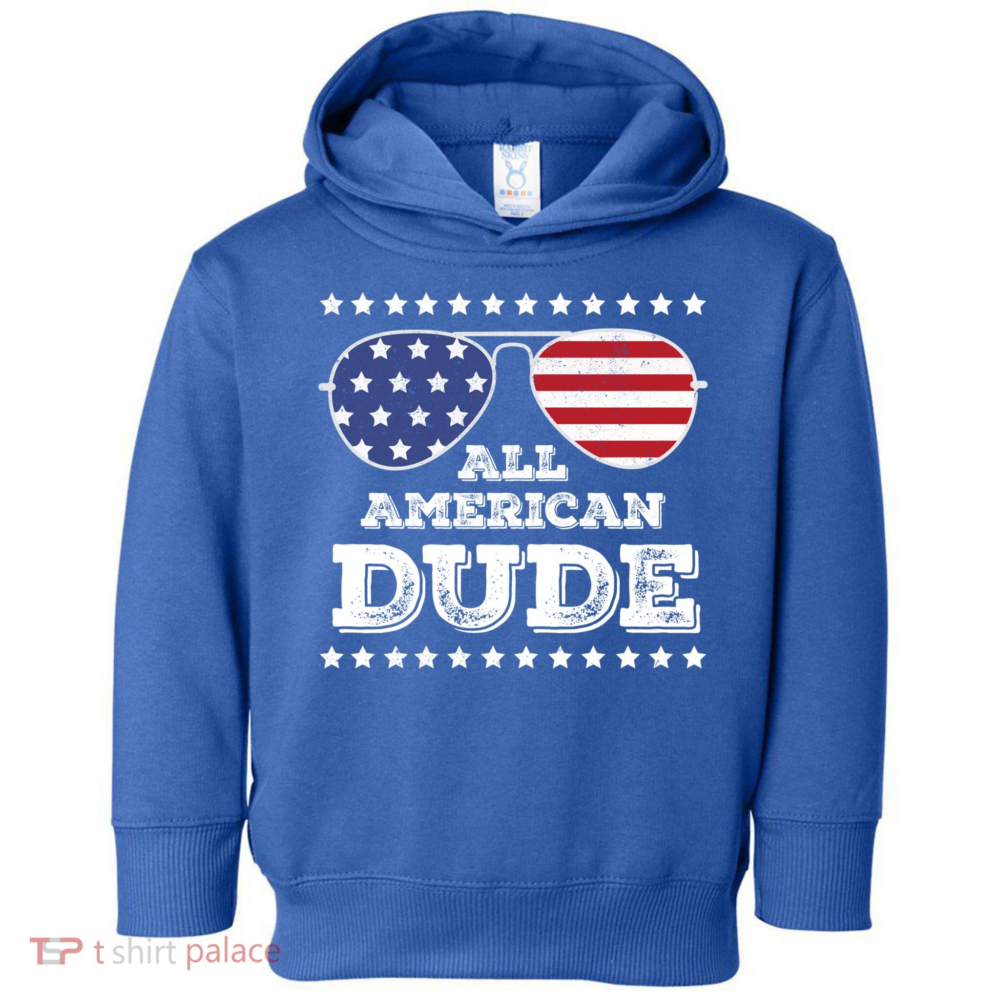 All American Dude Matching Family 4th Of July Funny Gift Toddler Hoodie