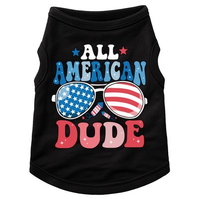 All American Dude Sunglasses 4th Of July Family Matching Cute Gift Doggie Tank