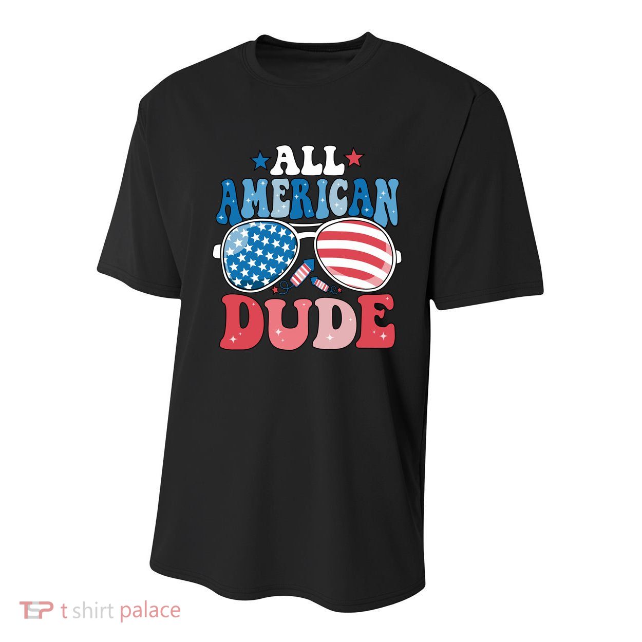 All American Dude Sunglasses 4th Of July Family Matching Cute Gift Youth Performance Sprint T-Shirt
