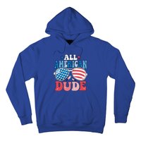 All American Dude Sunglasses 4th Of July Family Matching Cute Gift Hoodie