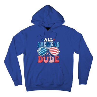 All American Dude Sunglasses 4th Of July Family Matching Cute Gift Hoodie