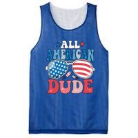 All American Dude Sunglasses 4th Of July Family Matching Cute Gift Mesh Reversible Basketball Jersey Tank