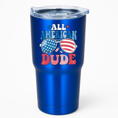 All American Dude Sunglasses 4th Of July Family Matching Cute Gift Tumbler