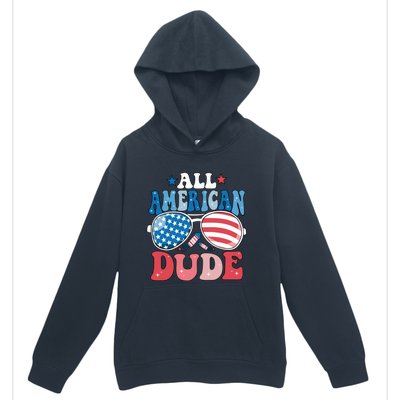 All American Dude Sunglasses 4th Of July Family Matching Cute Gift Urban Pullover Hoodie