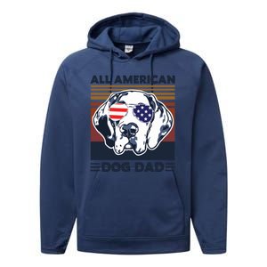 All American Dog Dad Performance Fleece Hoodie