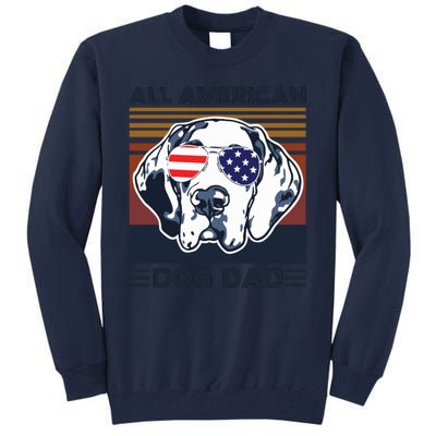 All American Dog Dad Tall Sweatshirt