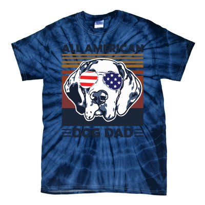 All American Dog Dad Tie-Dye T-Shirt