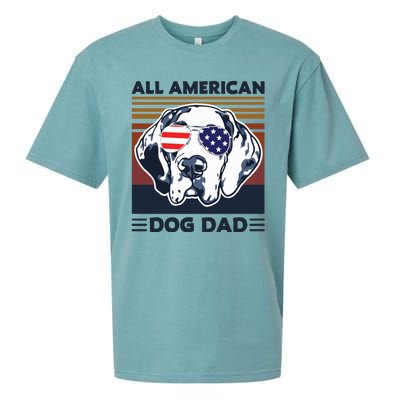 All American Dog Dad Sueded Cloud Jersey T-Shirt