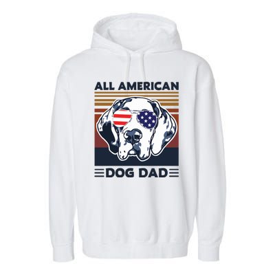 All American Dog Dad Garment-Dyed Fleece Hoodie