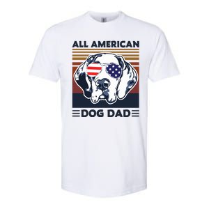 All American Dog Dad Softstyle CVC T-Shirt