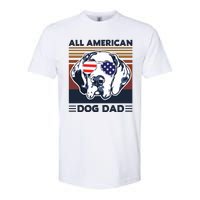 All American Dog Dad Softstyle CVC T-Shirt