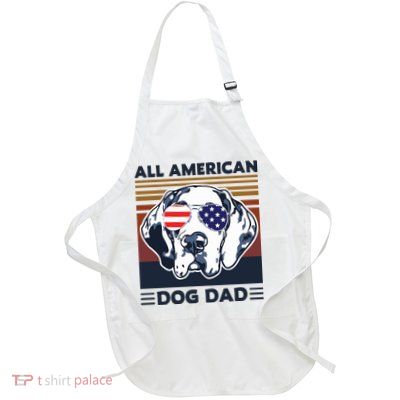 All American Dog Dad Full-Length Apron With Pockets