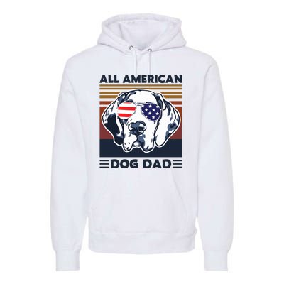 All American Dog Dad Premium Hoodie