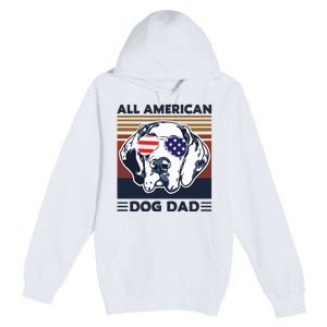 All American Dog Dad Premium Pullover Hoodie