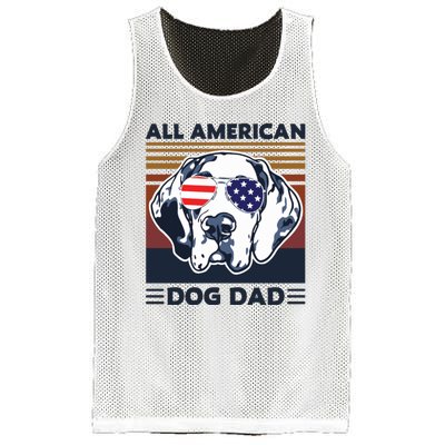 All American Dog Dad Mesh Reversible Basketball Jersey Tank