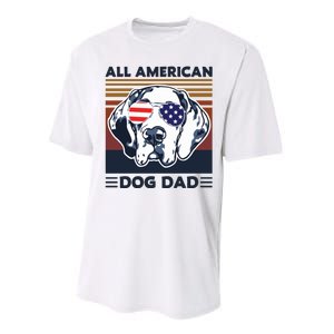 All American Dog Dad Performance Sprint T-Shirt