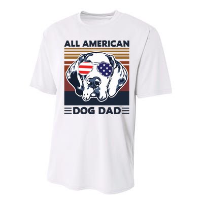 All American Dog Dad Performance Sprint T-Shirt