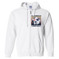 All American Dog Dad Full Zip Hoodie