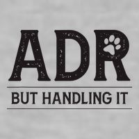 Adr AinT Doin Right But Handling It Funny Vet Tech Vet Dk. Ladies PosiCharge Tri-Blend Wicking Tank