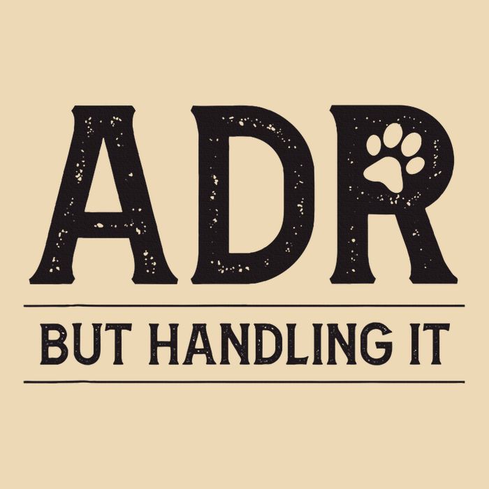 Adr AinT Doin Right But Handling It Funny Vet Tech Vet Dk. Drawstring Bag