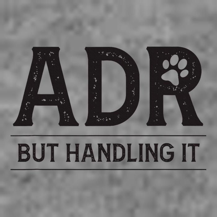 Adr AinT Doin Right But Handling It Funny Vet Tech Vet Dk. Tall Sweatshirt