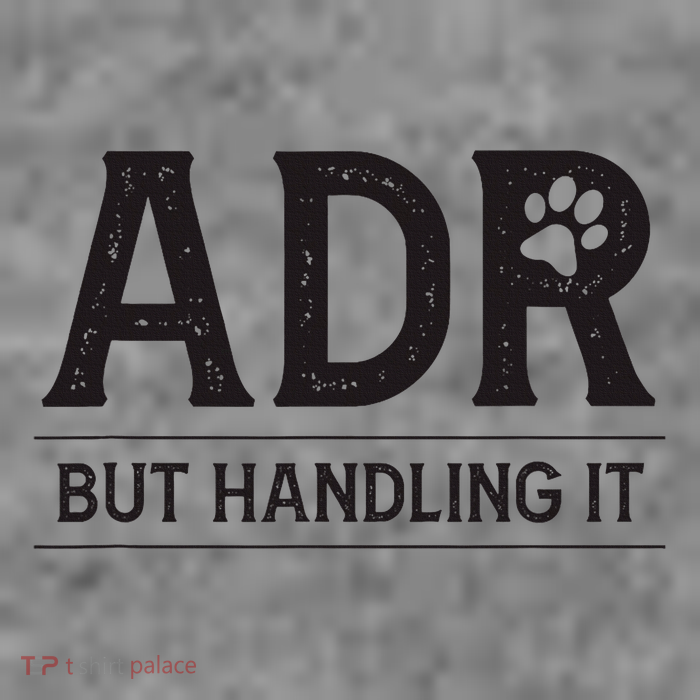 Adr AinT Doin Right But Handling It Funny Vet Tech Vet Dk. Toddler Hoodie