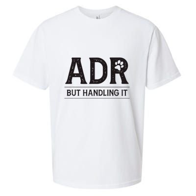 Adr AinT Doin Right But Handling It Funny Vet Tech Vet Dk. Sueded Cloud Jersey T-Shirt