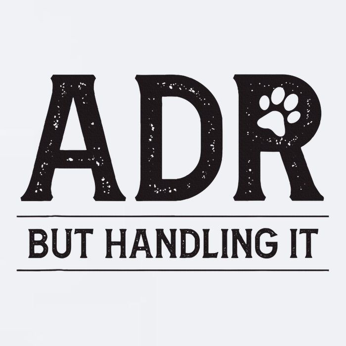 Adr AinT Doin Right But Handling It Funny Vet Tech Vet Dk. Sueded Cloud Jersey T-Shirt