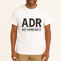Adr AinT Doin Right But Handling It Funny Vet Tech Vet Dk. Tall T-Shirt