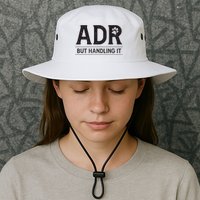 Adr AinT Doin Right But Handling It Funny Vet Tech Vet Dk. Bucket Hat