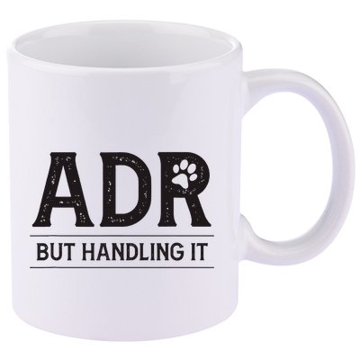 Adr AinT Doin Right But Handling It Funny Vet Tech Vet Dk. 11oz C Handle Ceramic Mug
