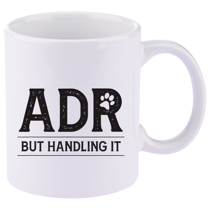 Adr AinT Doin Right But Handling It Funny Vet Tech Vet Dk. 11oz C Handle Ceramic Mug